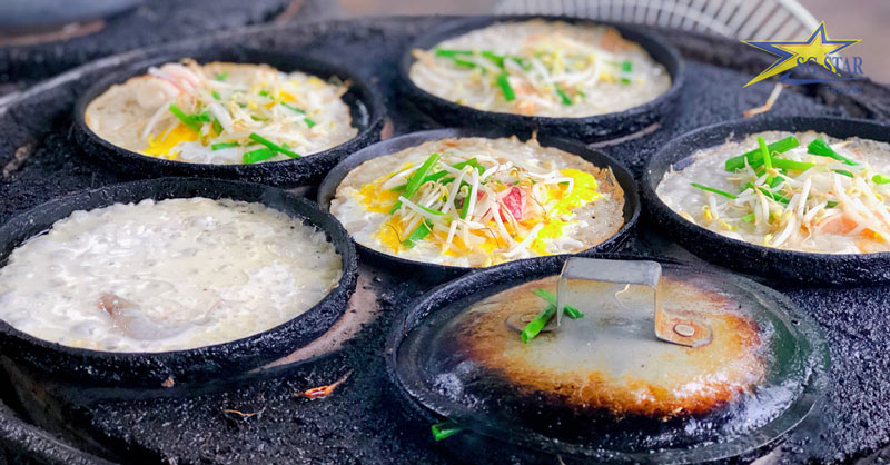 Du lịch Phú Yên đặt chân đến một miền đất mới | Saigon Star Travel Bánh xèo bột gạo