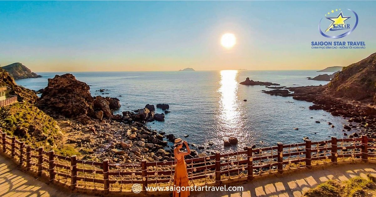 Điểm check-in toàn cảnh biển rộng rãi ở Eo Gió