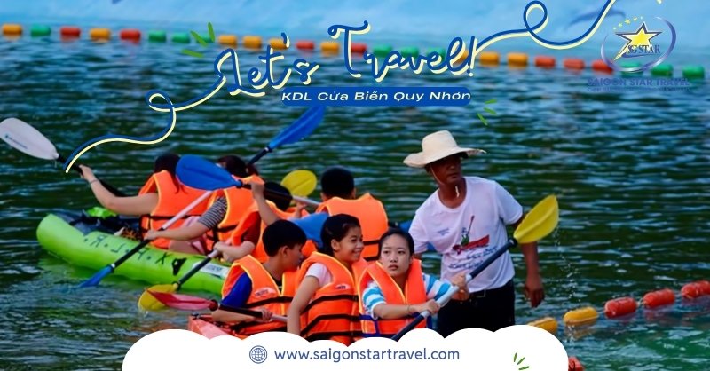 Trải nghiệm chèo thuyền kaya tại khu du lịch Cửa Biển