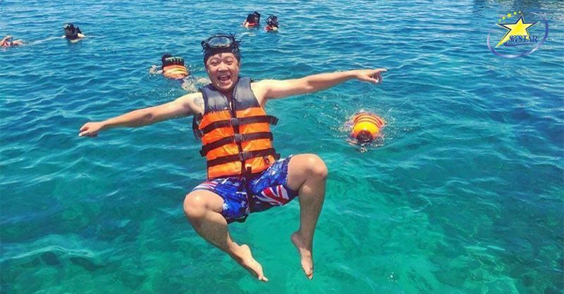 Lặn ngắm san hô tại Bãi Dứa trong tour Quy Nhơn 3 ngày 2 đêm