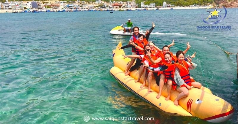 Trải nghiệm các trò chơi cảm giác mạnh -Tour Hòn Khô 1 ngày