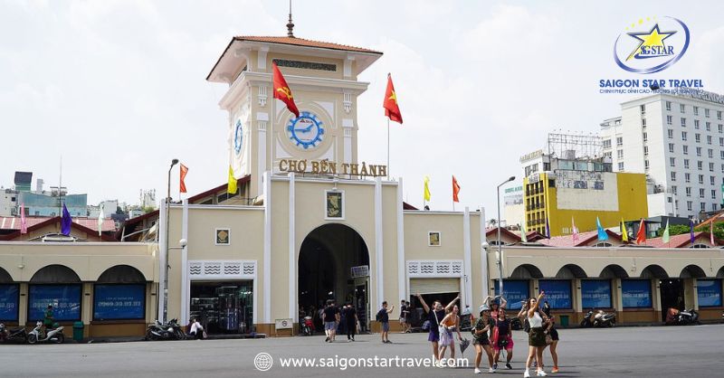 Chợ Bến Thành – Một trong những biểu tượng của thành phố
