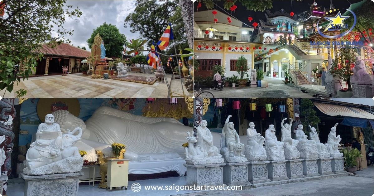 Khuôn viên chùa Vạn Phước