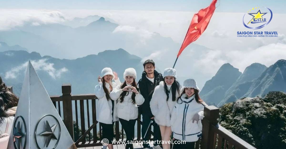 checkin tại đỉnh Fansipan vĩ đại