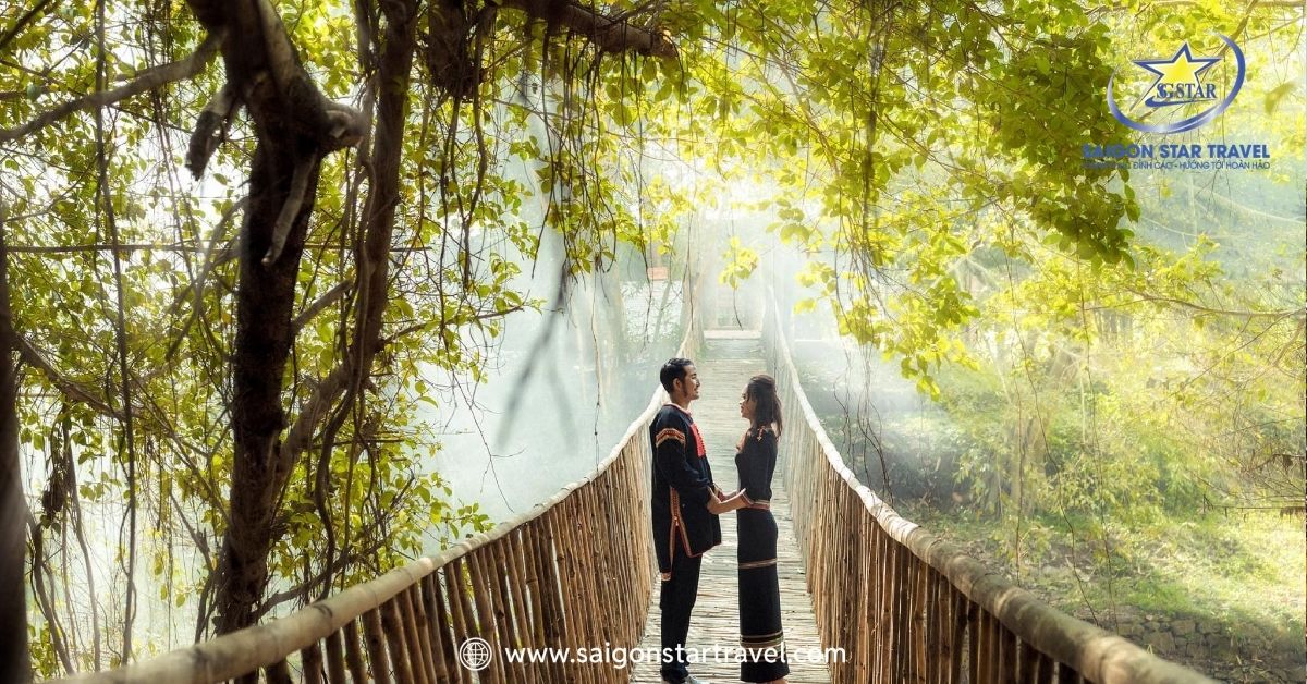 cầu treo trên dòng Sêrêpôk