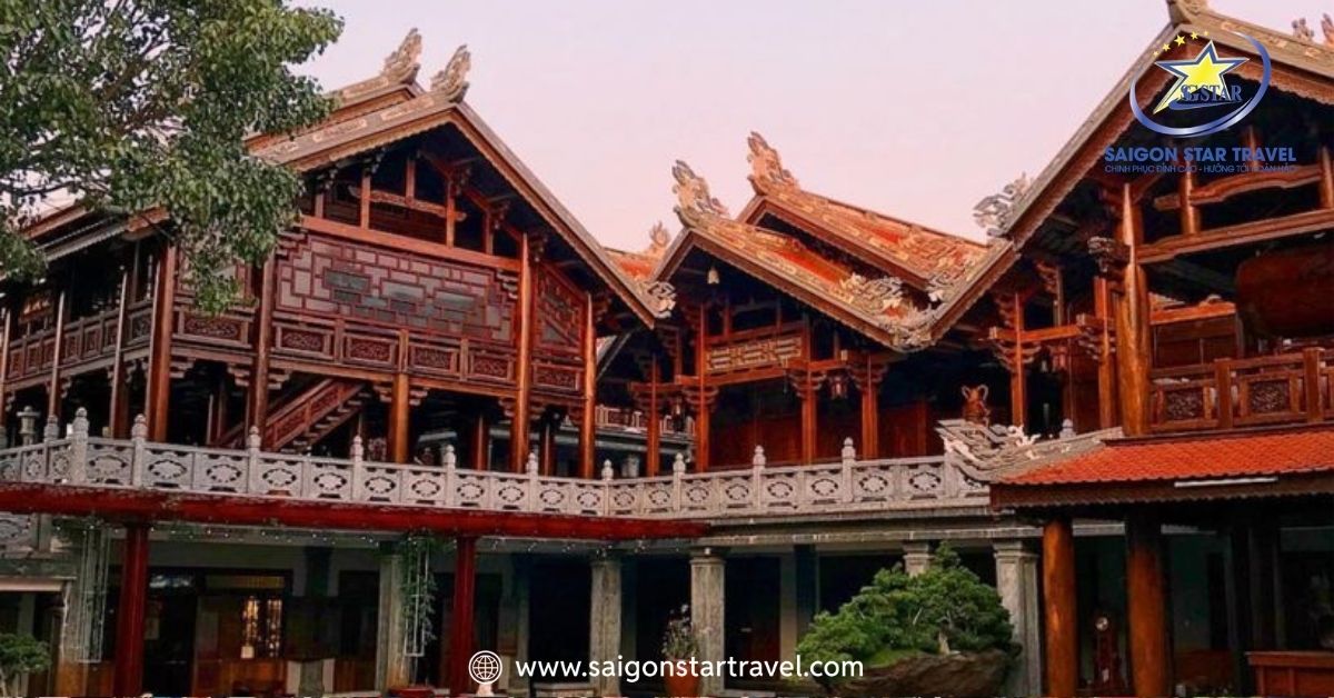 Kiến trúc gỗ độc đáo của Chùa Khải Đoan