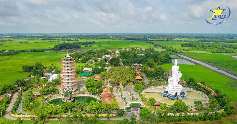 Tour Tây Ninh Tết Nguyên Đán 2025 | Saigon Star Travel du lich tay ninh chua go ken nhin tu tren cao
