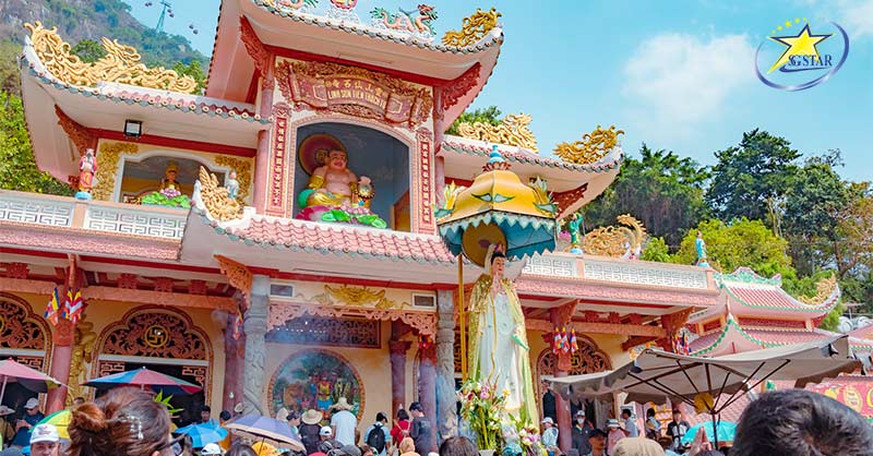 Tour Tây Ninh Tết Nguyên Đán 2025 | Saigon Star Travel Tham quan Linh Sơn Tiên Thạch Tự (Chùa Bà)