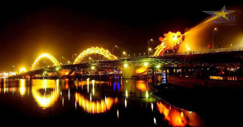 Du lịch Tết ở Đà Nẵng có gì vui ? | Saigon Star Travel Toàn cảnh cầu Rồng phun nước độc đáo ở Đà Lạt