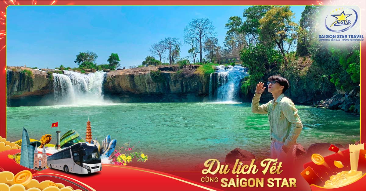 Check-in Thác Dray Sap | Tour Tết Âm Lịch Tà Đùng Buôn Mê 3N3Đ