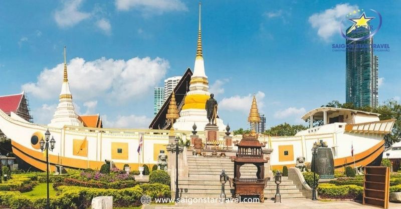 Tour Thái Lan 3 ngày 2 đêm | Chùa Thuyền Wat Yannawa
