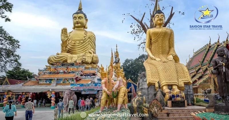 Viếng Chùa Maniwong | Tour Thái Lan Nakhon Nayok 5 ngày 4 đêm