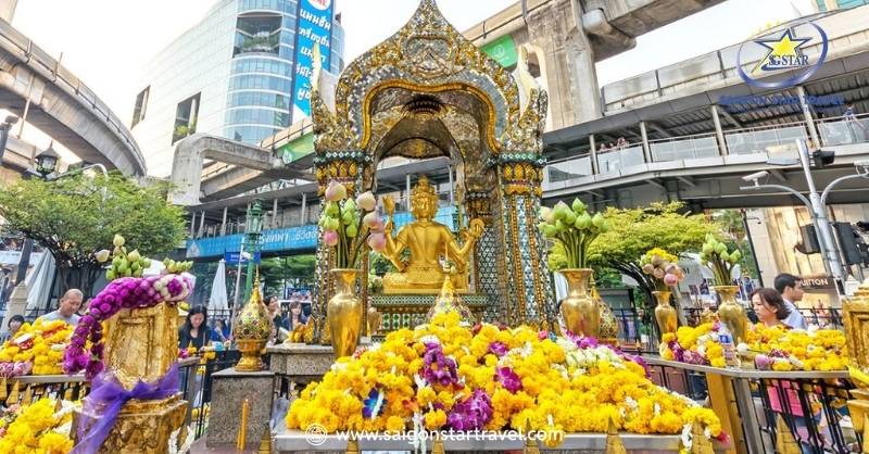 Phật Bốn Mặt linh thiêng tại Thái Lan – Tour Thái Lan 5 ngày 4 đêm