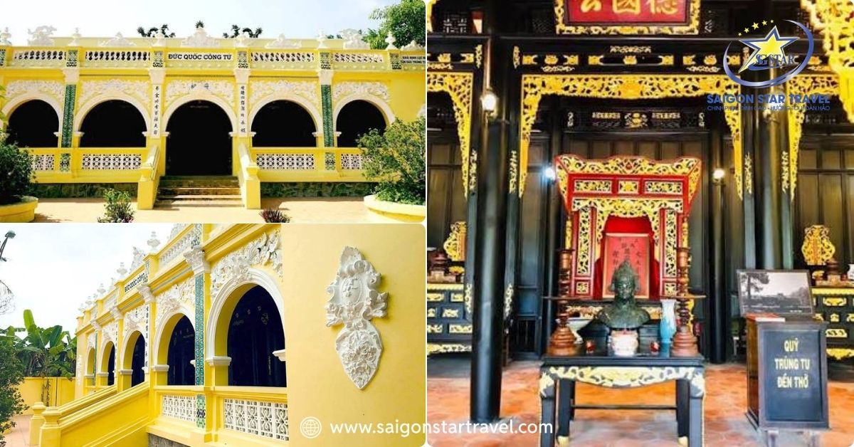 Vẻ đẹp cổ kính của Lăng Hoàng Gia Gò Công