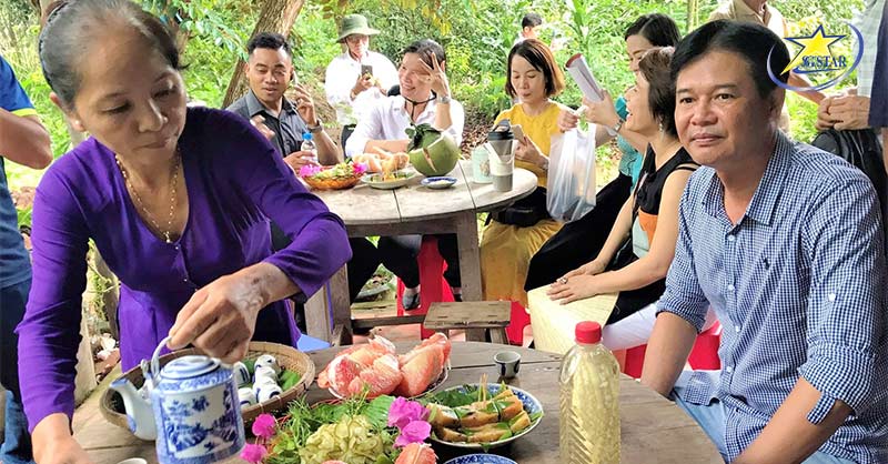 Tour Trà Vinh - Cồn Hô 1 Ngày - Tết Nguyên Đán 2025 | Saigon Star Travel Thưởng thức đặc sản tại Cồn Hô