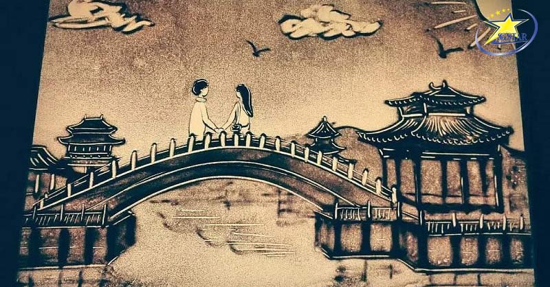 Tour Du Lịch Trương Gia Giới Phượng Hoàng Cổ Trấn 6N5Đ | Saigon Star Travel Chiêm ngắm bức họa bằng cát tại Học viện Quân Thanh