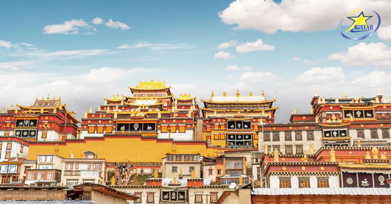 Tour Trung Quốc 6N5Đ: Côn Minh - Đại Lý - Lệ Giang - Shangrila | Saigon Star Travel Ngây ngất vẻ đẹp độc đáo của đền Songzalin