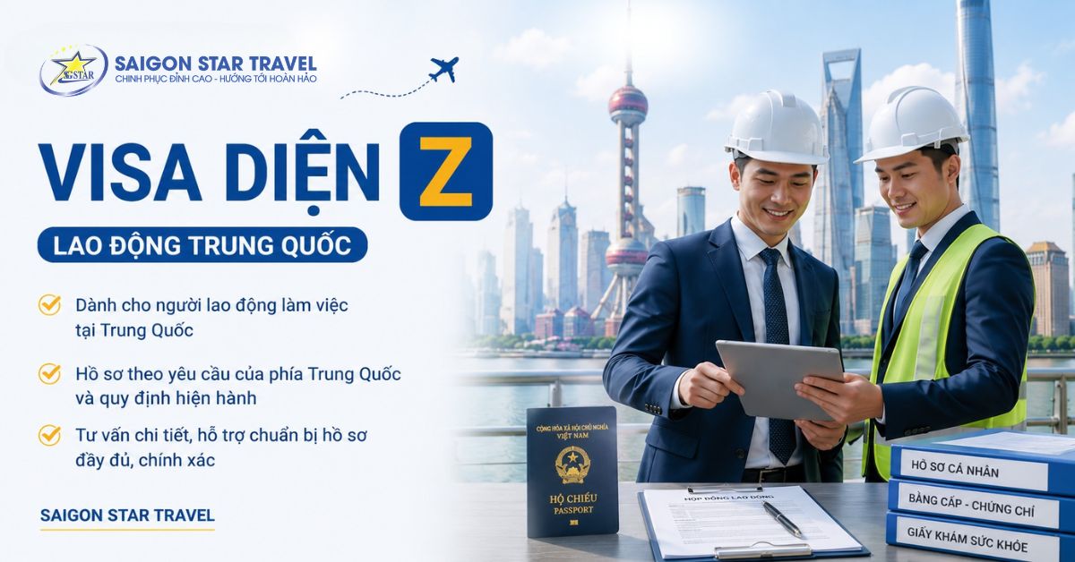 Điều kiện làm hồ sơ visa lao động trung quốc Z
