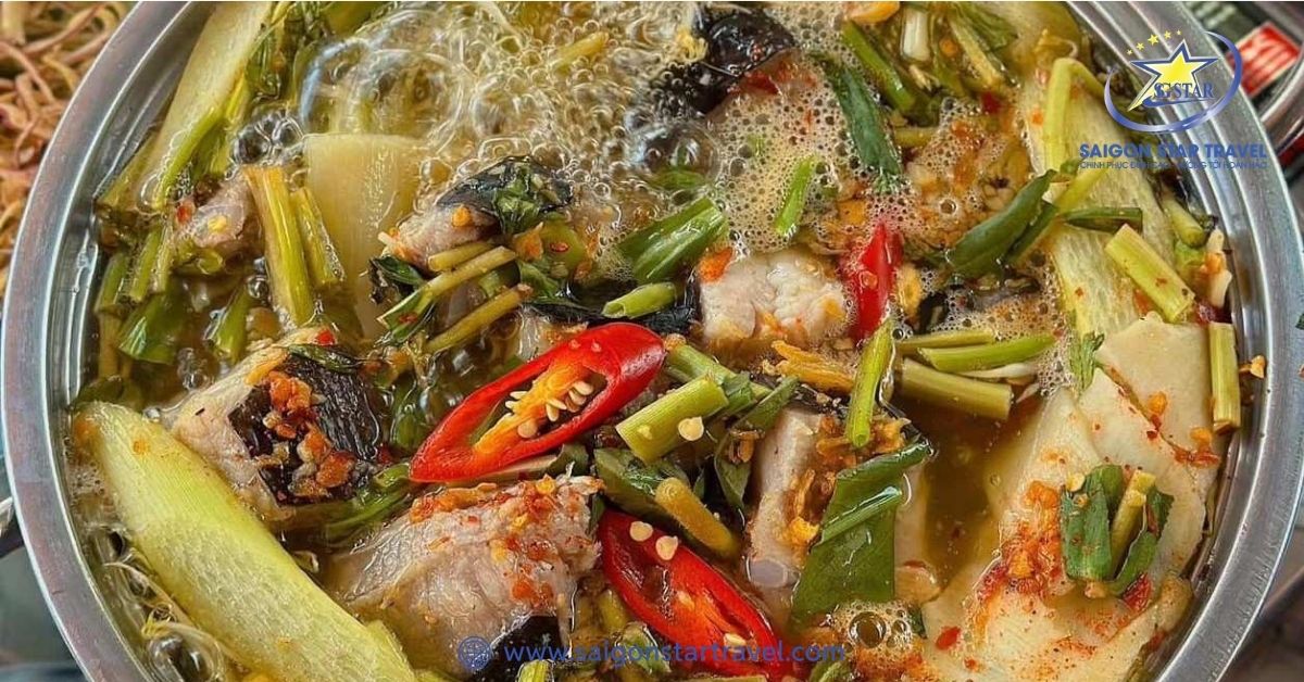 Nồi lẩu cá đuối đầy đặn – Đặc sản đường Trương Công Định