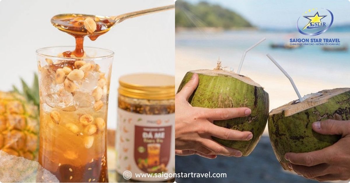 Đồ uống nổi tiếng ở bãi Cây Mến Nam Du