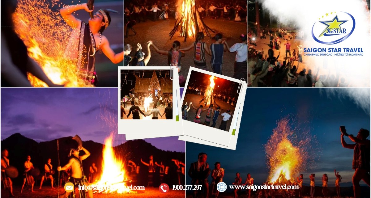 Giao lưu lửa trại dưới chân núi Lang Biang | Tour Đà Lạt 3 ngày 2 đêm