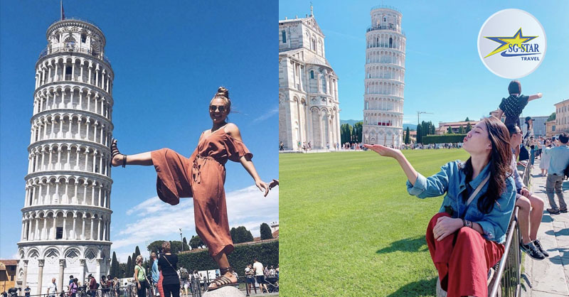 Việc di chuyển đến tháp nghiêng Pisa khá đơn giản, bằng nhiều phương tiện khác nhau Việc di chuyển đến tháp nghiêng Pisa khá đơn giản, bằng nhiều phương tiện khác nhau