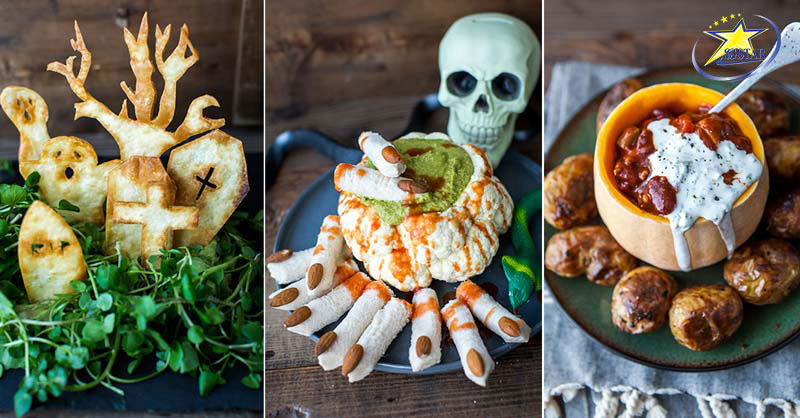 Halloween là gì? Nguồn gốc & ý nghĩa ngày lễ Halloween? | Saigon Star Travel Ngay cả đồ ăn cũng được bài trí theo chủ đề Halloween