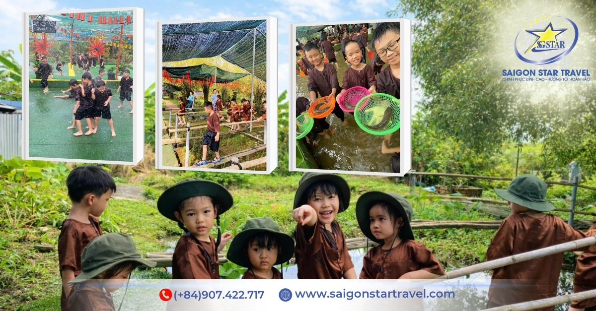 Tour dã ngoại Happy Farm Bình Chánh 1 ngày cho học sinh mầm non và tiểu học