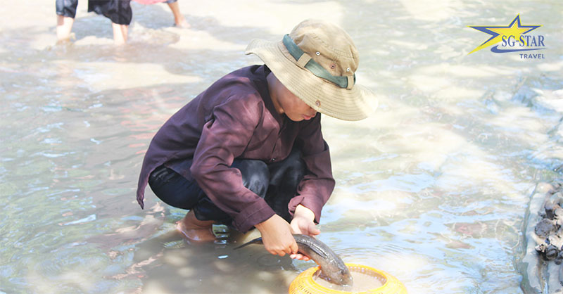 Happy Farm - Khu Nông Trại Sinh Thái Dành Cho Trẻ Em | Saigon Star Travel bắt cá Happy Farm