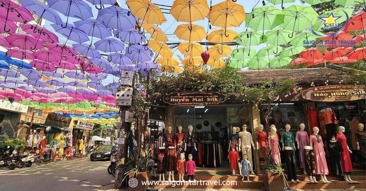 Làng lụa Vạn Phúc nổi tiếng với hơn nghìn năm lịch sử