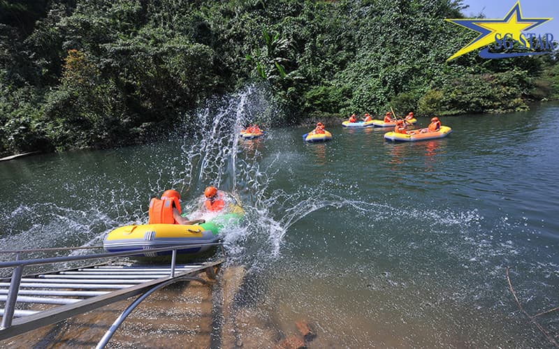 Khu du lịch Hòa Phú Thành Đà Nẵng - Điểm chơi giải trí lý tưởng. | Saigon Star Travel Trượt thác tại Hòa Phú Thành Đà Nẵng