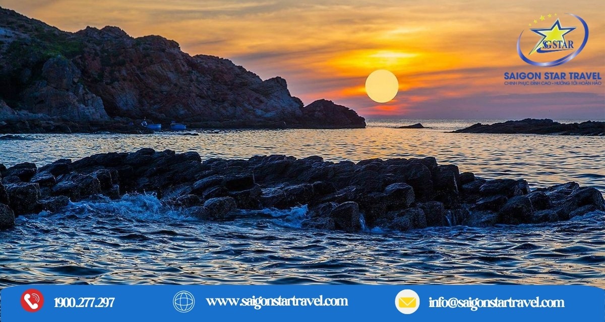 Ngắm nhìn hoàng hôn tuyệt đẹp