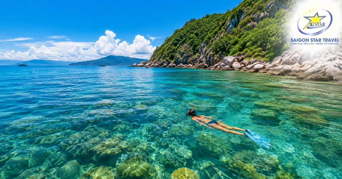 Hòn Mun Nha Trang trong tour Hòn Mun Hòn Tằm 1 ngày