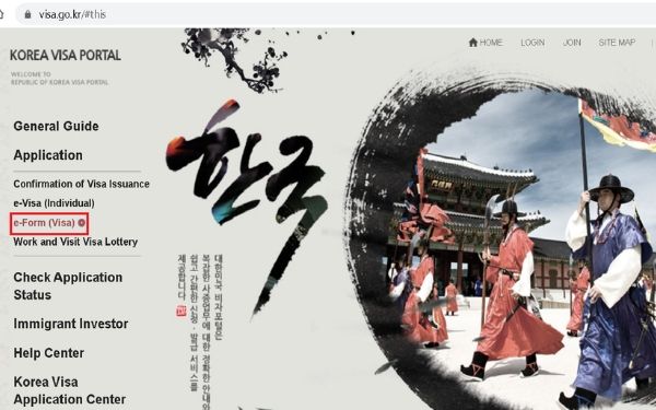 Hướng dẫn các bước xin visa Hàn Quốc online | Saigon Star Travel huong dan cac buoc xin visa han quoc online 3