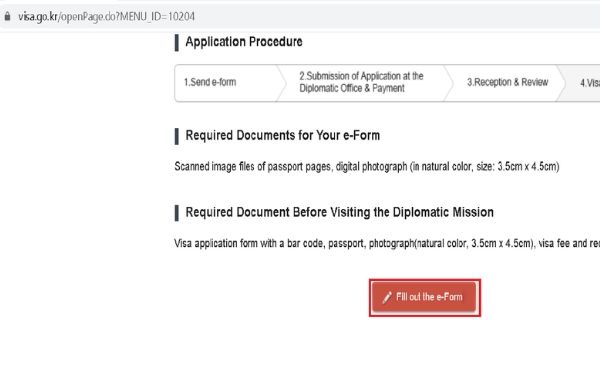 Hướng dẫn các bước xin visa Hàn Quốc online | Saigon Star Travel huong dan cac buoc xin visa han quoc online 4