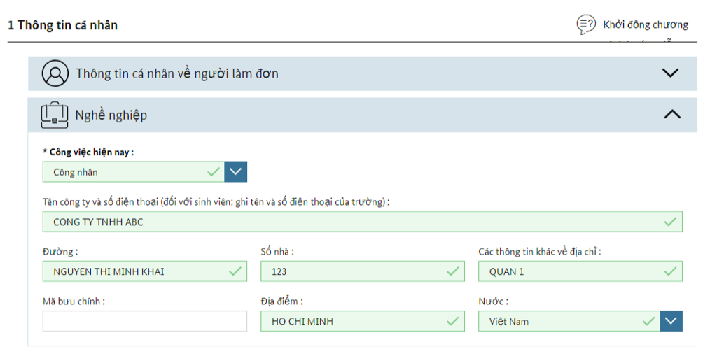 Hướng dẫn điền tờ khai xin cấp thị thực đi Đức | Saigon Star Travel huong dan dien don xin visa duc 4
