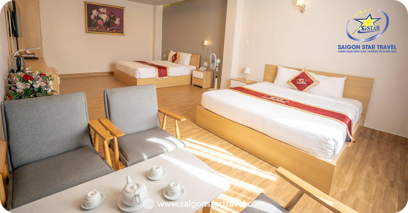 Phòng gia đình - Khách sạn Interstella Hotel Đà Lạt