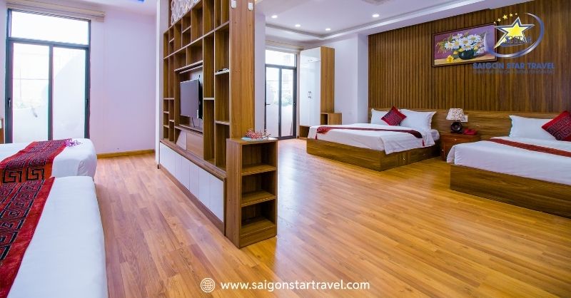 Anh Thảo Hotel Quy Nhơn với phòng 3 giường