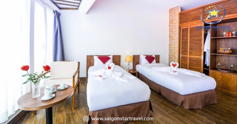 AURORA Villas & Resort với phòng giường twin