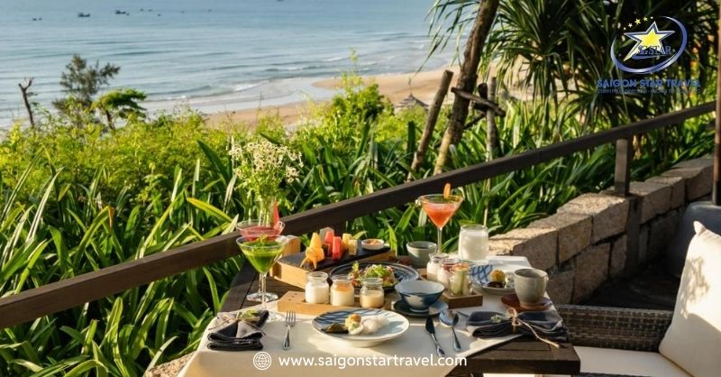 Tận hưởng không gian biển