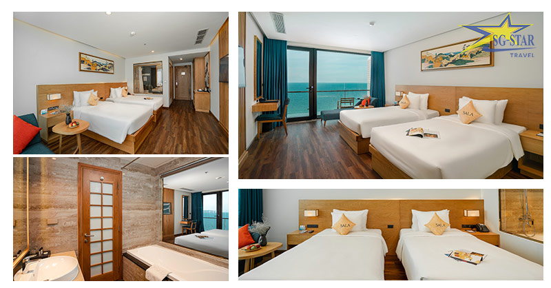 Khách sạn Sala Đà Nẵng- Khách Sạn 4* Đẳng Cấp Gần Biển | Saigon Star Travel Căn phòng Deluxe tại khu nghỉ dưỡng Sala Đà Nẵng