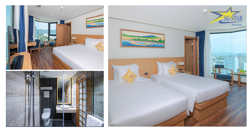 Khách sạn Sala Đà Nẵng- Khách Sạn 4* Đẳng Cấp Gần Biển | Saigon Star Travel Phòng gia đình với nội thất sang trọng, tiện nghi