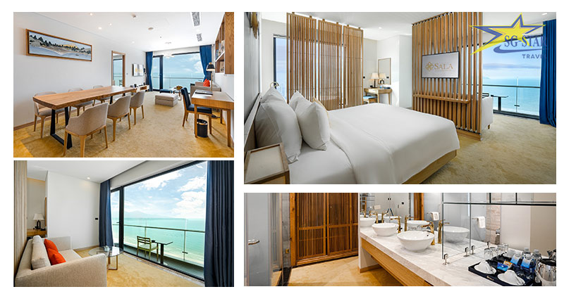 Khách sạn Sala Đà Nẵng- Khách Sạn 4* Đẳng Cấp Gần Biển | Saigon Star Travel Phòng hạng tổng thống sang trọng với trang thiết bị hiện đại