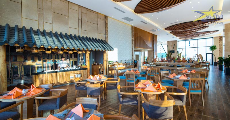 Khách sạn Sala Đà Nẵng- Khách Sạn 4* Đẳng Cấp Gần Biển | Saigon Star Travel Khu vực Nhà hàng Issun Boushi