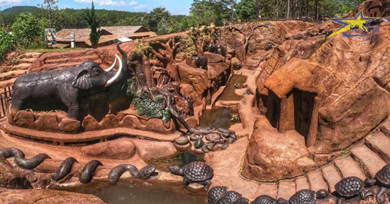 Khám phá du lịch Tà Đùng - Đà Lạt giá rẻ | Saigon Star Travel Check in Đường hầm đất sét Đà Lạt