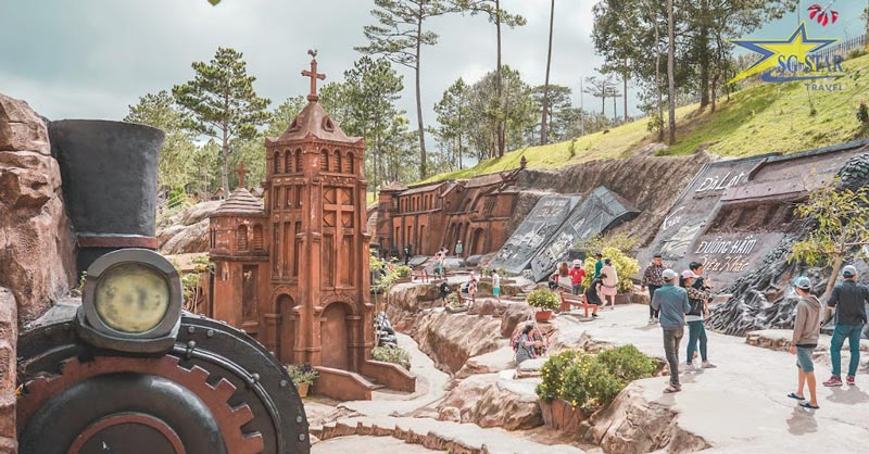 Tour Đà Lạt 1 ngày Langbiang - Huyền thoại thành phố sương mù | Saigon Star Travel kham pha duong ham dat set da lat 4