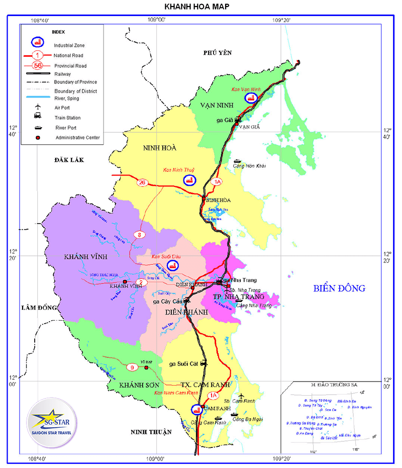 Tìm hiểu địa lí tự nhiên - kinh tế xã hội tỉnh Khánh Hòa | Saigon Star Travel khanh-hoa
