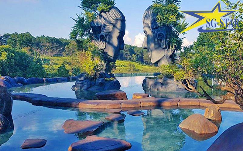 Khu du lịch đường hầm đất sét Đà Lạt – Nghệ thuật điêu khắc đỉnh cao | Saigon Star Travel Hồ vô cực tại đường hầm đất sét