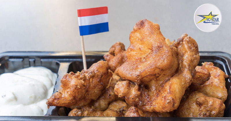 Kibbeling được bán ở bất kỳ nơi đâu trên các con phố tại Hà Lan Kibbeling được bán ở bất kỳ nơi đâu trên các con phố tại Hà Lan