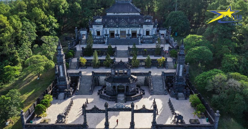 Kiến trúc lăng Khải Định Huế - Di sản văn hóa thế giới | Saigon Star Travel kien truc lang khai dinh 2